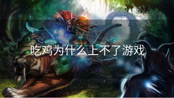 吃鸡为什么上不了游戏 吃鸡为什么上不了游戏