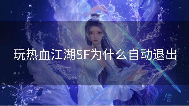 玩热血江湖SF为什么自动退出