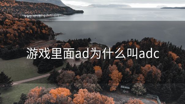 游戏里面ad为什么叫adc