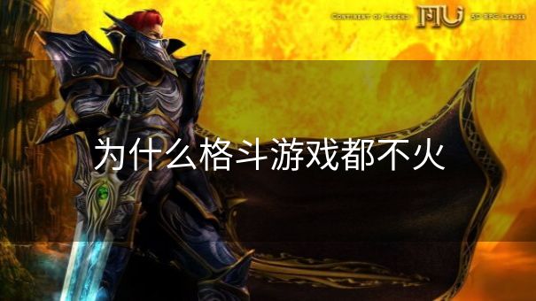 为什么格斗游戏都不火