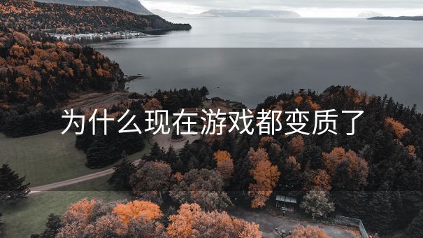 为什么现在游戏都变质了