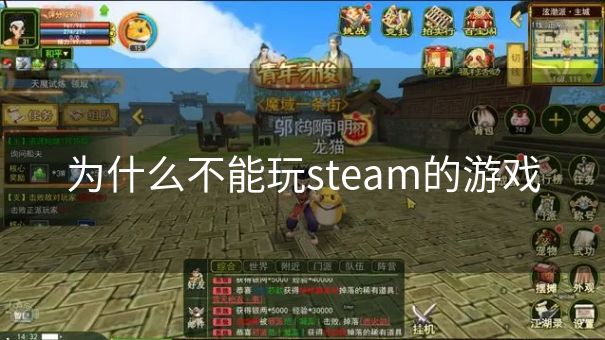 为什么不能玩steam的游戏