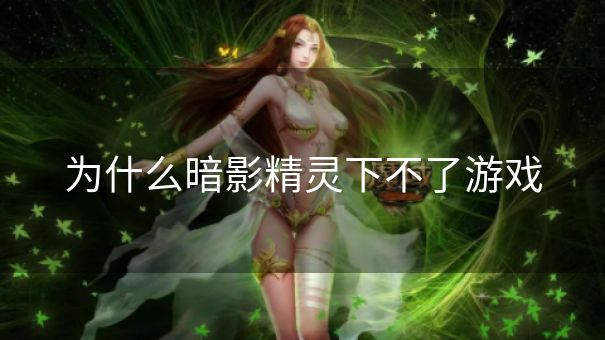 为什么暗影精灵下不了游戏
