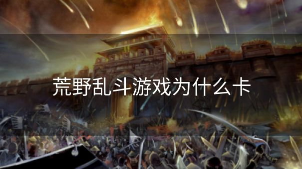 荒野乱斗游戏为什么卡