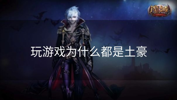 玩游戏为什么都是土豪