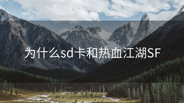 为什么sd卡和热血江湖SF