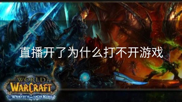 直播开了为什么打不开游戏