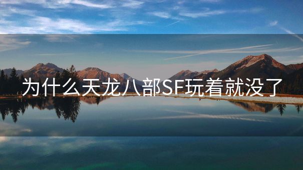 为什么天龙八部SF玩着就没了