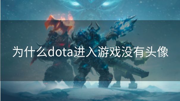 为什么dota进入游戏没有头像