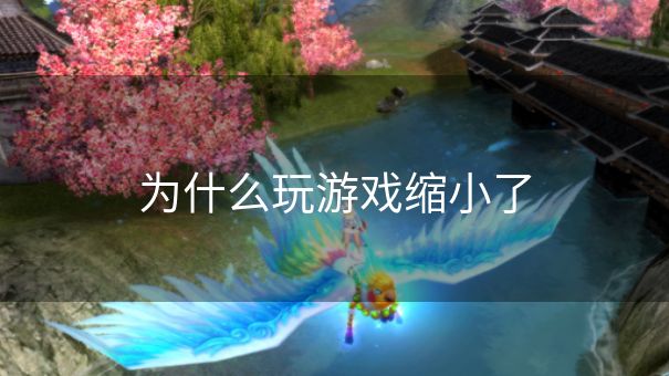 为什么玩游戏缩小了