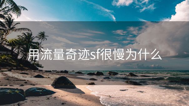 用流量奇迹sf很慢为什么