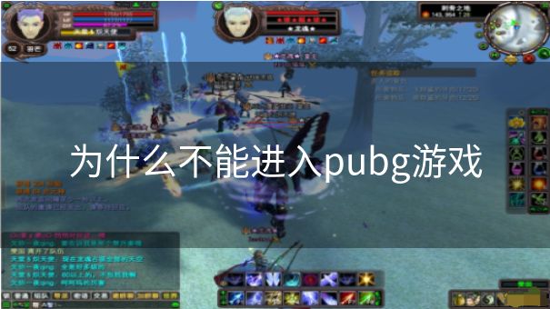 为什么不能进入pubg游戏