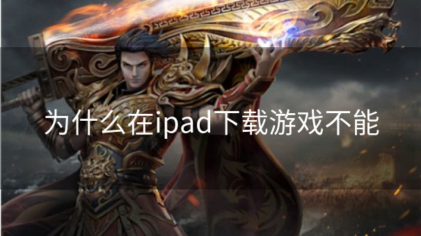 为什么在ipad下载游戏不能