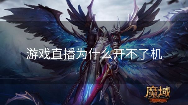 游戏直播为什么开不了机