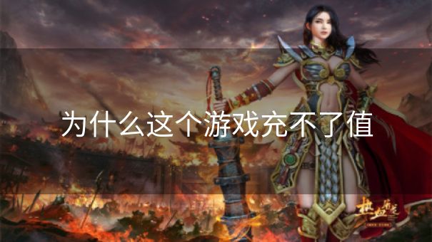 为什么这个游戏充不了值