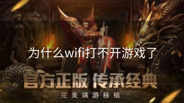 为什么wifi打不开游戏了