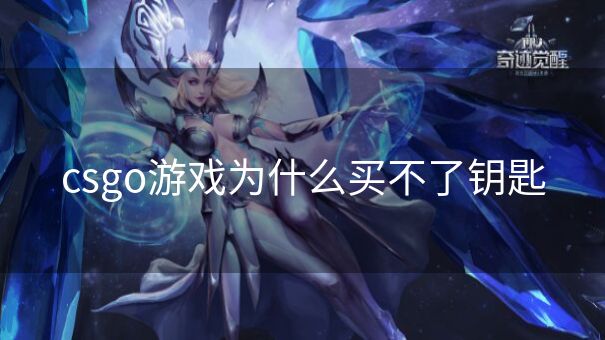 csgo游戏为什么买不了钥匙
