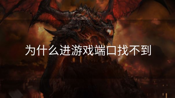 为什么进游戏端口找不到