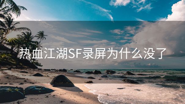 热血江湖SF录屏为什么没了