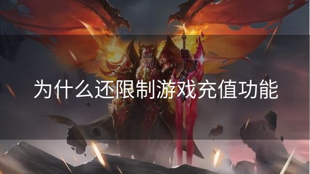 为什么还限制游戏充值功能