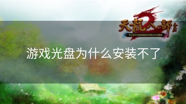 游戏光盘为什么安装不了