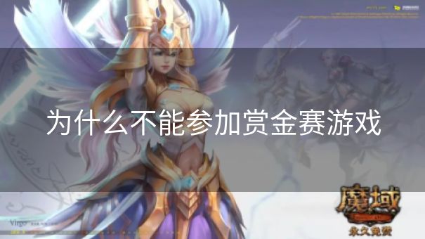 为什么不能参加赏金赛游戏